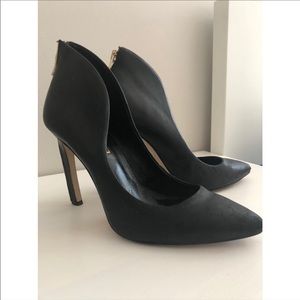 BCBGeneration Black Court Shoes with Zip detail